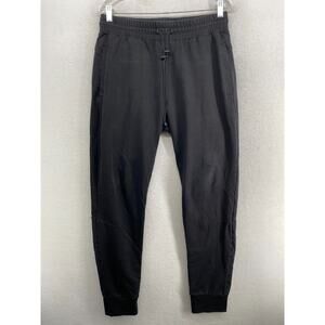 HACKETT LONDON Pants Mens L Sport Hybrid Jogger Sweatpants Track Cotton Black
